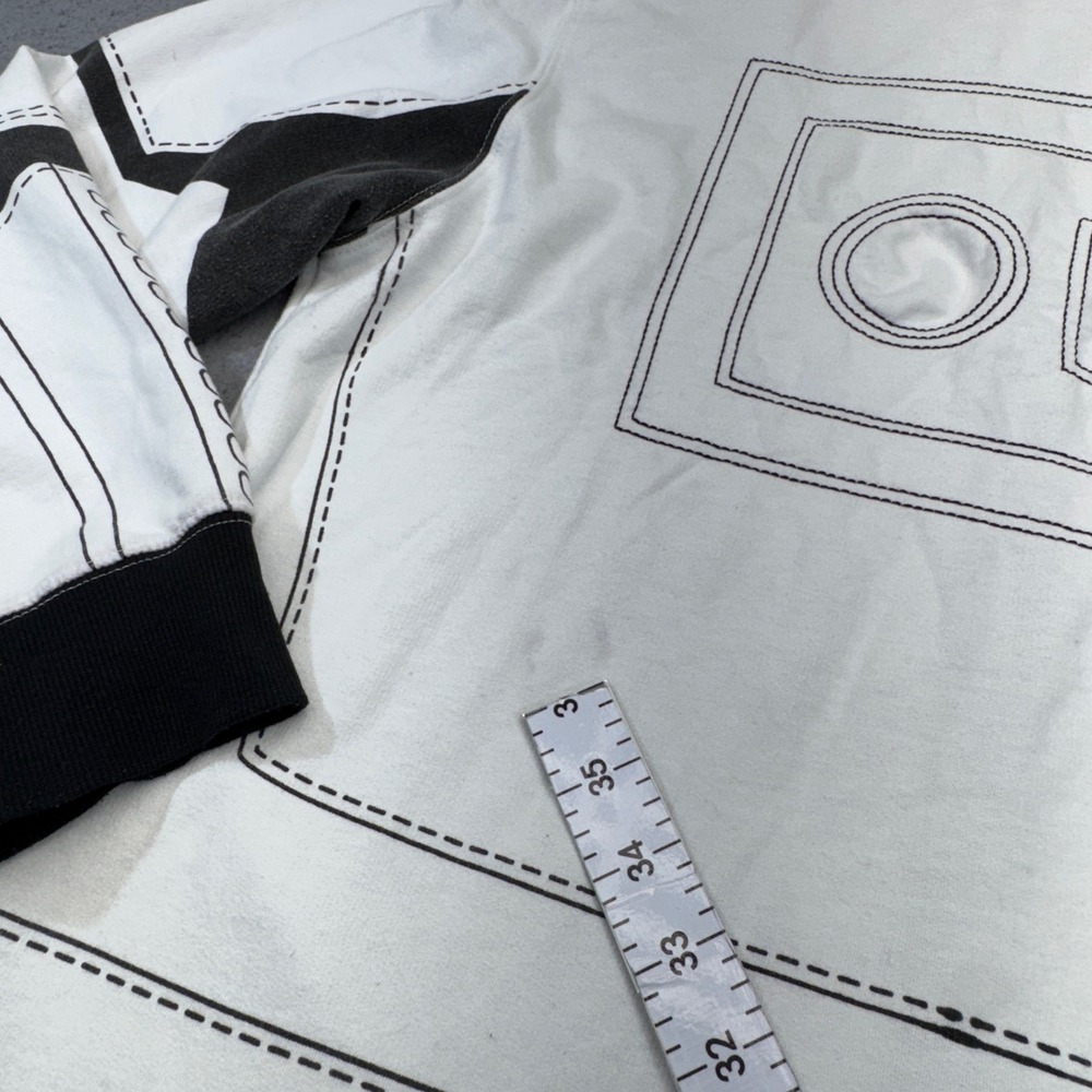 Star Wars Stormtrooper Hoodie Mens XL White Full Zip Costume Graphic Jacket - Picture 6 of 10